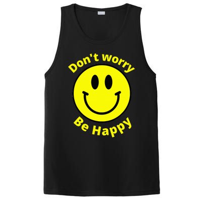 Do Not Worry Be Happy! Sunshine Cute Happiness Face PosiCharge Competitor Tank