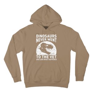 Dinosaurs Never Went To The Vet And Look What Happened Hoodie