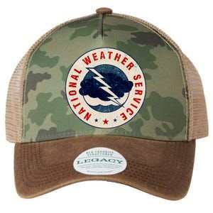 Distressed National Weather Service NWS Legacy Tie Dye Trucker Hat