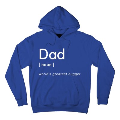 Dad [Noun] Worlds Greatest Hugger Gift Hoodie