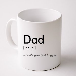 Dad [Noun] Worlds Greatest Hugger Gift Coffee Mug