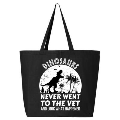 DINOSAURS NEVER WENT TO THE VET 25L Jumbo Tote