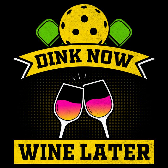 Dink Now Wine Later Pickleball Funny Gift For Pickleball Fan Cooling Performance Crew T-Shirt