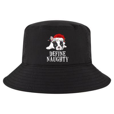 Define Naughty Xmas Idea French Bulldog Lovers Xmas Lights Cool Gift Cool Comfort Performance Bucket Hat