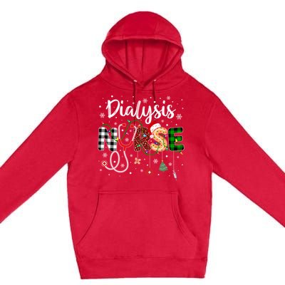 Dialysis Nurse Xmas Santa Hat Nursing Christmas Pattern Great Gift Premium Pullover Hoodie