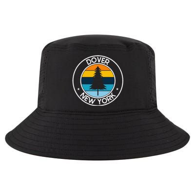 Dover New York Ny Usa City Pride Retro Sunset Cool Comfort Performance Bucket Hat