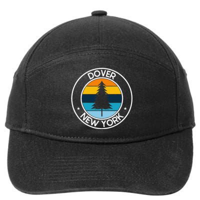 Dover New York Ny Usa City Pride Retro Sunset 7-Panel Snapback Hat