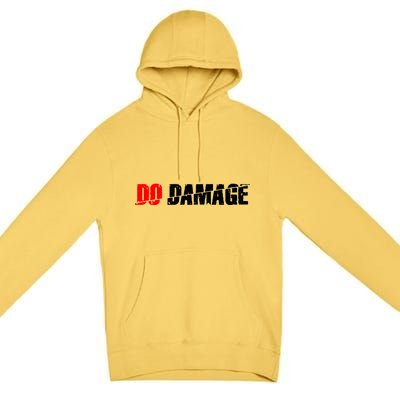 Do Damage Baseball Premium Pullover Hoodie