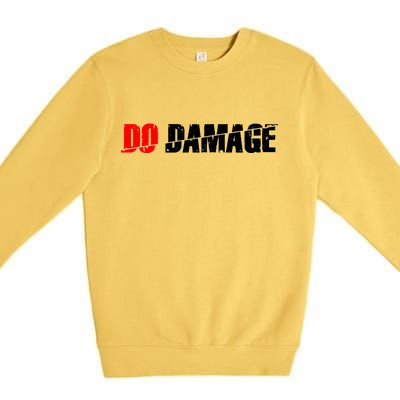 Do Damage Baseball Premium Crewneck Sweatshirt