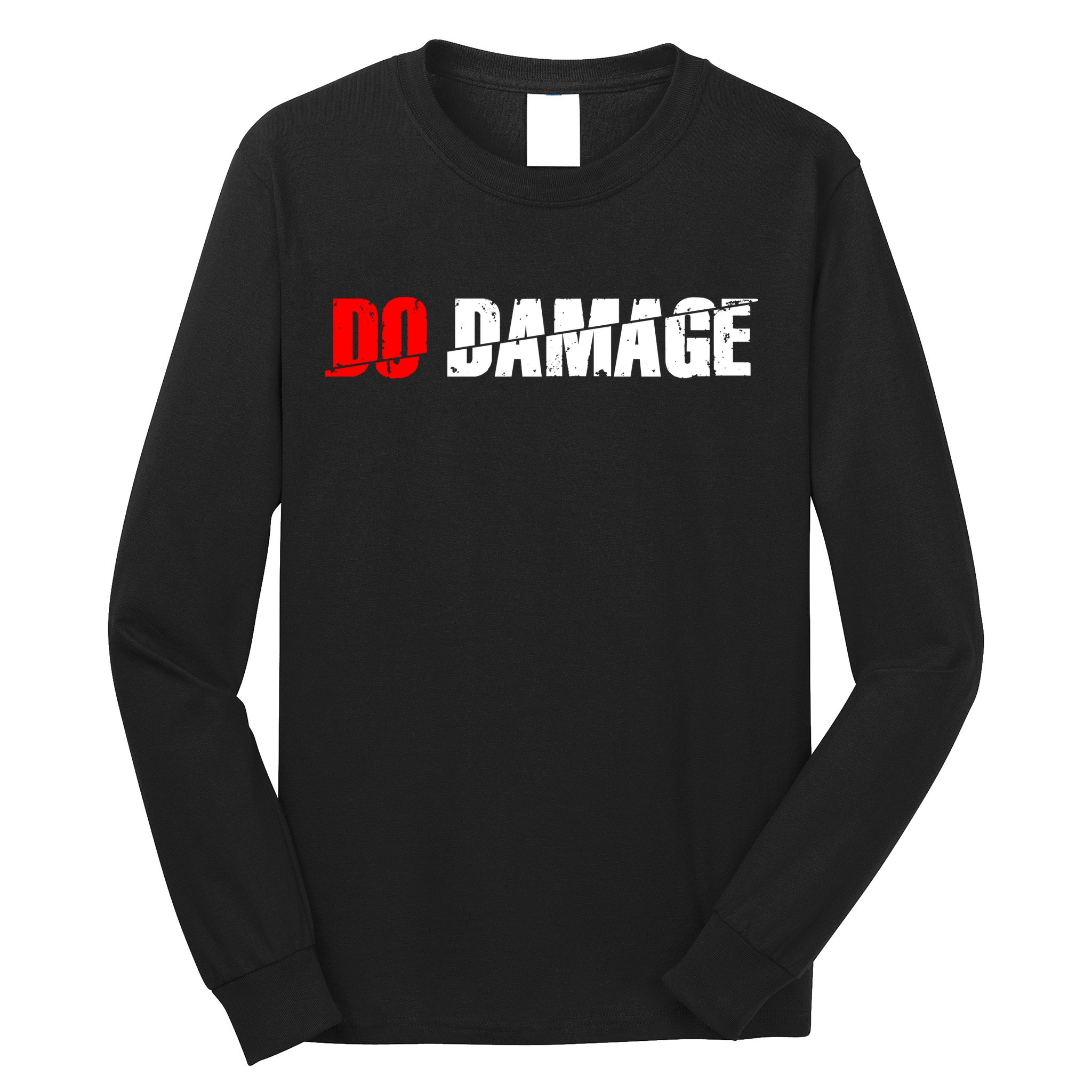 Do Damage Baseball Long Sleeve Shirt