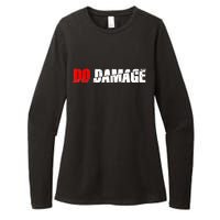 Do Damage Baseball Womens CVC Long Sleeve Shirt