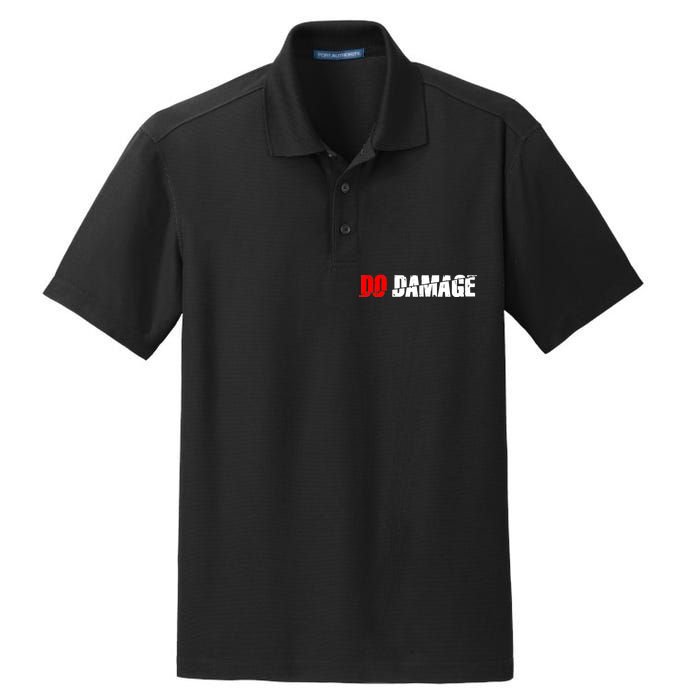 Do Damage Baseball Dry Zone Grid Polo