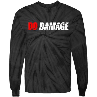 Do Damage Baseball Tie-Dye Long Sleeve Shirt