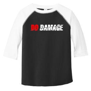 Do Damage Baseball Toddler Fine Jersey T-Shirt