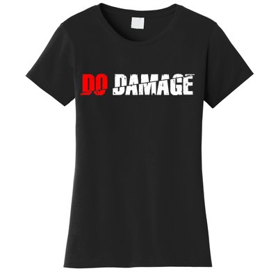 Do Damage Baseball Women's T-Shirt