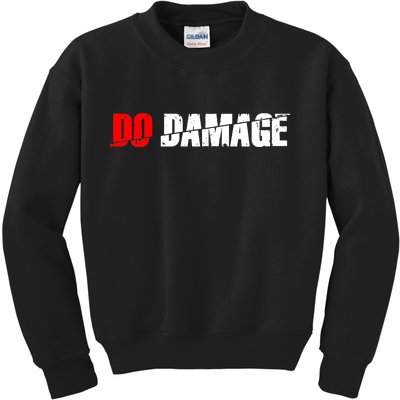 Do Damage Baseball Kids Sweatshirt