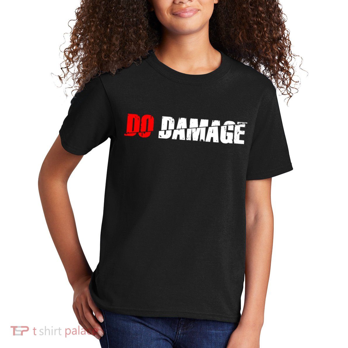 Do Damage Baseball Kids T-Shirt
