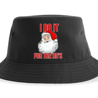 Do It For the Ho's X-mas Santa Sustainable Bucket Hat