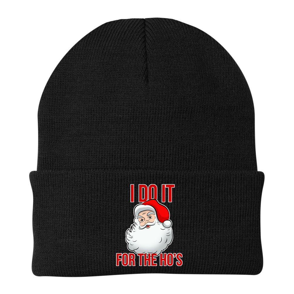 Do It For the Ho's X-mas Santa Beanie