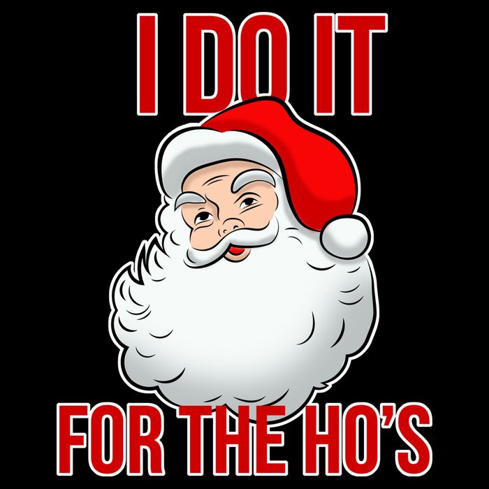Do It For the Ho's X-mas Santa 16 in Basic Backpack