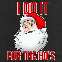 Do It For the Ho's X-mas Santa Golf Towel