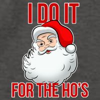 Do It For the Ho's X-mas Santa Vector Backpack