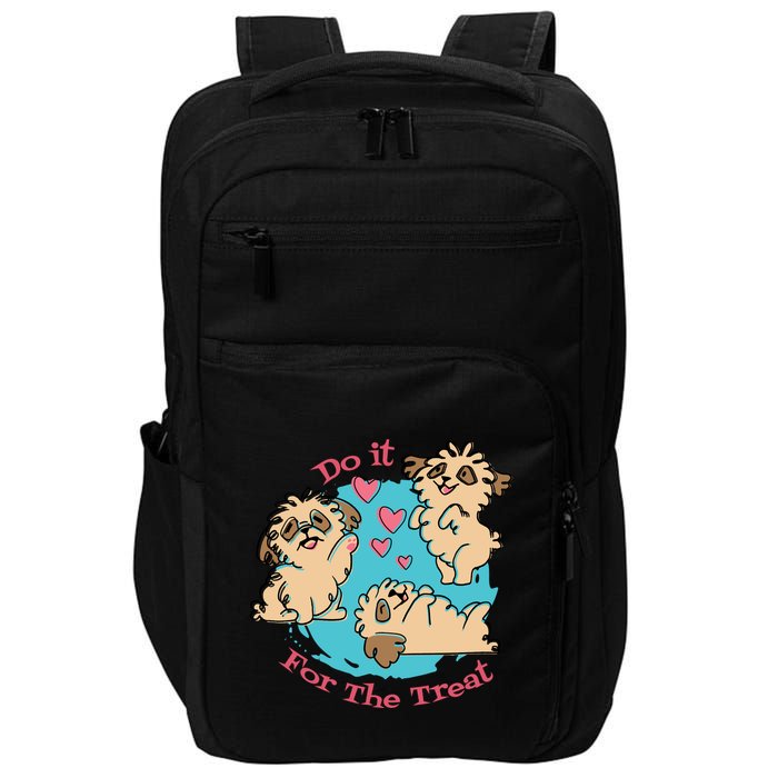 Do It For The Treat Cute Dogs Impact Tech Backpack