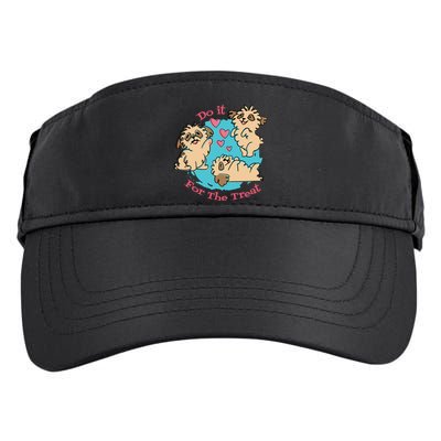 Do It For The Treat Cute Dogs Adult Drive Performance Visor