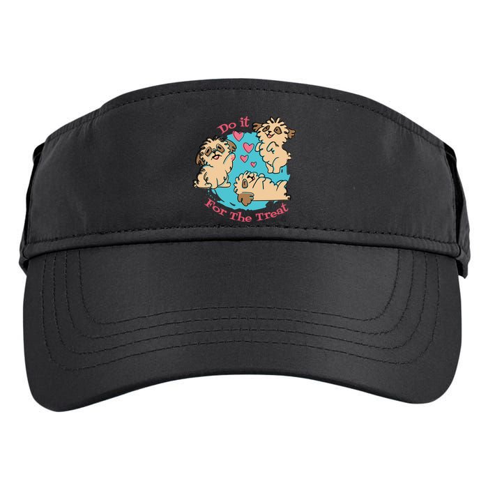 Do It For The Treat Cute Dogs Adult Drive Performance Visor
