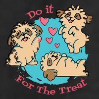 Do It For The Treat Cute Dogs Adult Drive Performance Visor