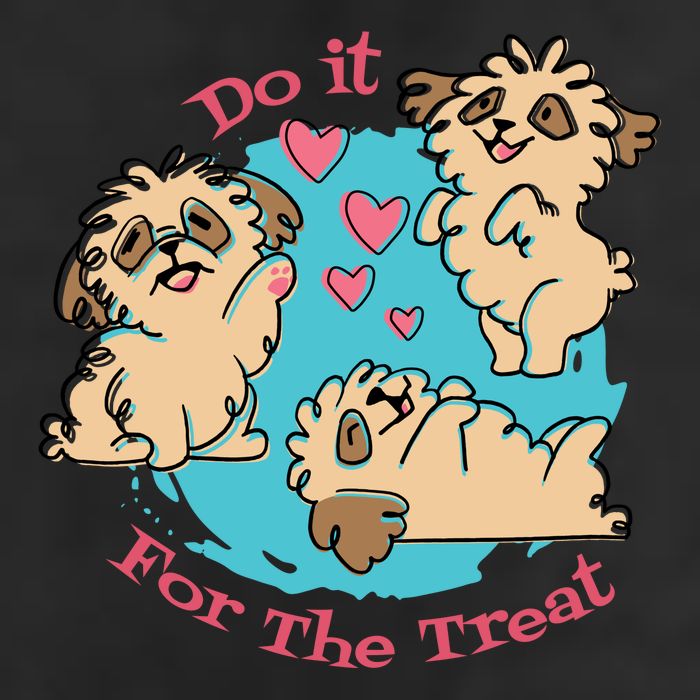 Do It For The Treat Cute Dogs Beanie