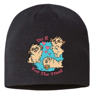 Do It For The Treat Cute Dogs Sustainable Beanie