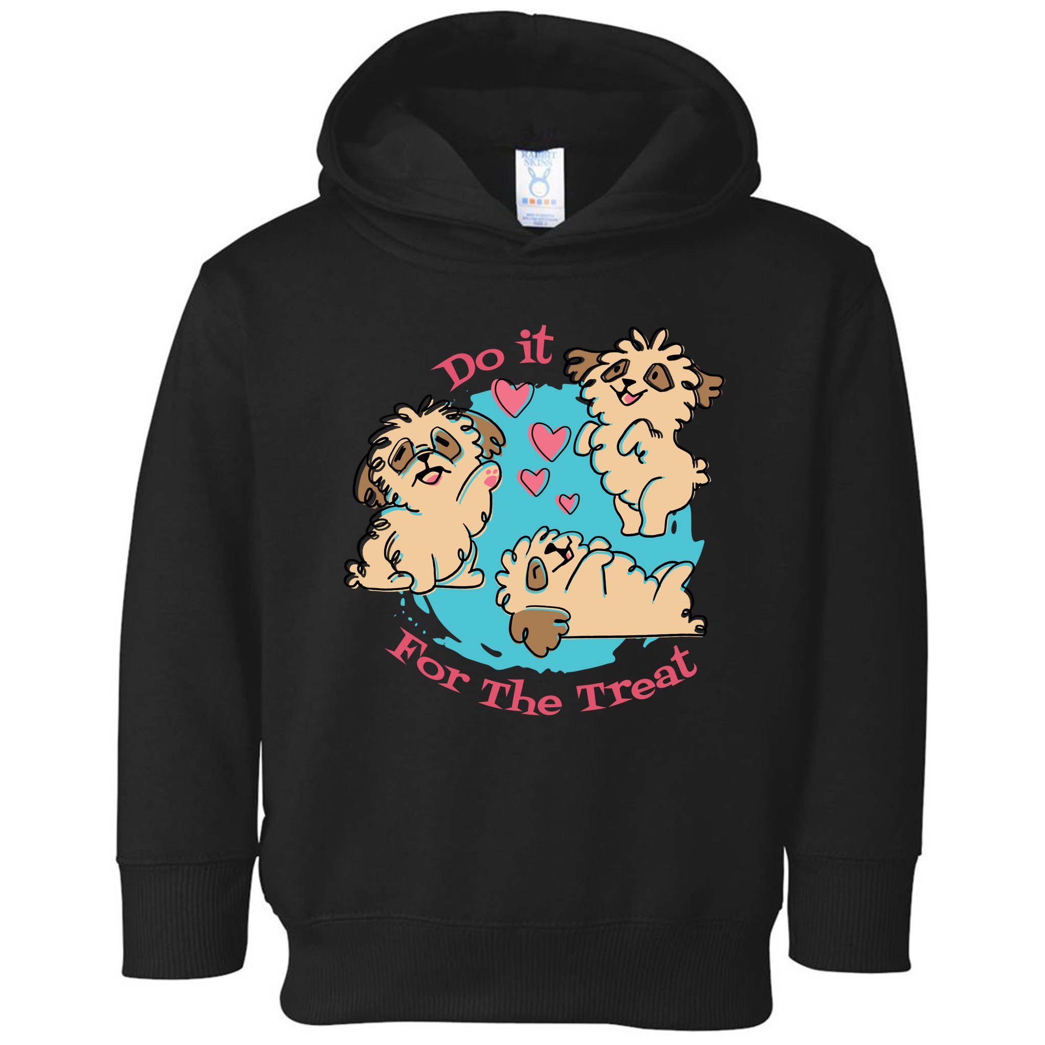 Do It For The Treat Cute Dogs Toddler Hoodie