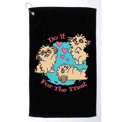 Do It For The Treat Cute Dogs Golf Towel