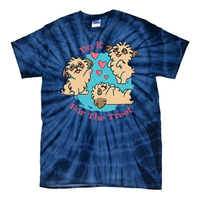 Do It For The Treat Cute Dogs Tie-Dye T-Shirt