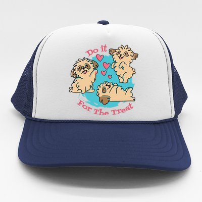 Do It For The Treat Cute Dogs Trucker Hat