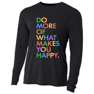 Do More Of What Makes You Happy Cooling Performance Long Sleeve Crew