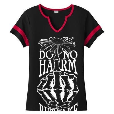 Do No Harm But Take No Shit Ladies Halftime Notch Neck Tee