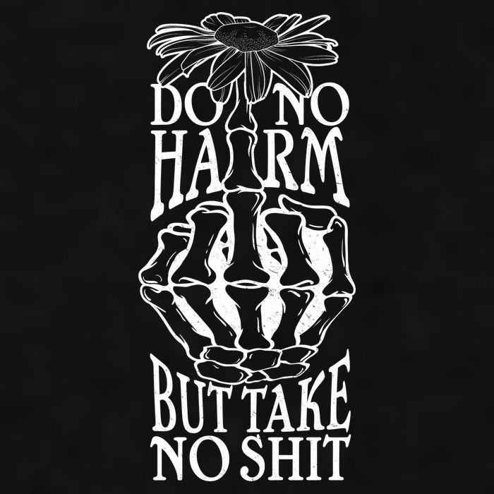 Do No Harm But Take No Shit Ladies PosiCharge Tri-Blend Wicking Tank