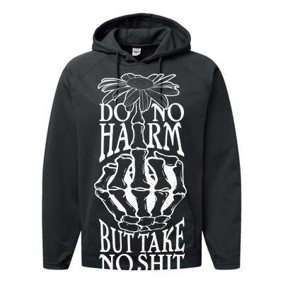 Do No Harm But Take No Shit Performance Fleece Hoodie