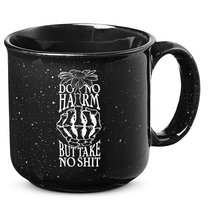Do No Harm But Take No Shit 15oz Campfire Ceramic Mug