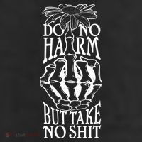 Do No Harm But Take No Shit Beanie