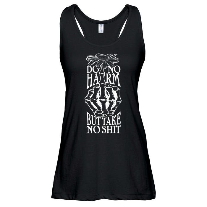 Do No Harm But Take No Shit Ladies Essential Flowy Tank