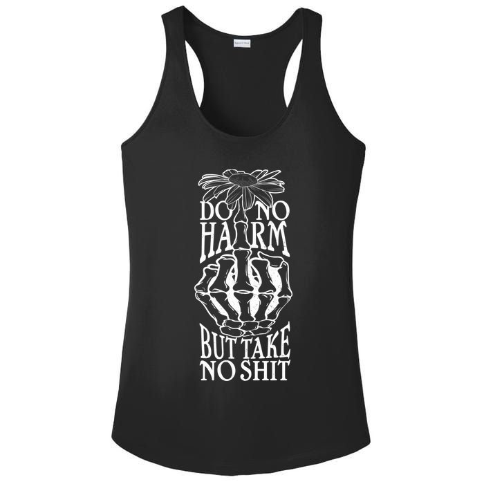 Do No Harm But Take No Shit Ladies PosiCharge Competitor Racerback Tank
