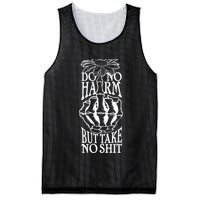 Do No Harm But Take No Shit Mesh Reversible Basketball Jersey Tank