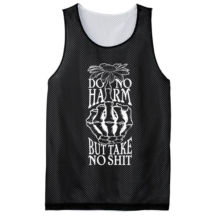 Do No Harm But Take No Shit Mesh Reversible Basketball Jersey Tank