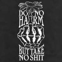 Do No Harm But Take No Shit 25L Jumbo Tote