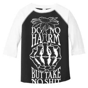 Do No Harm But Take No Shit Toddler Fine Jersey T-Shirt