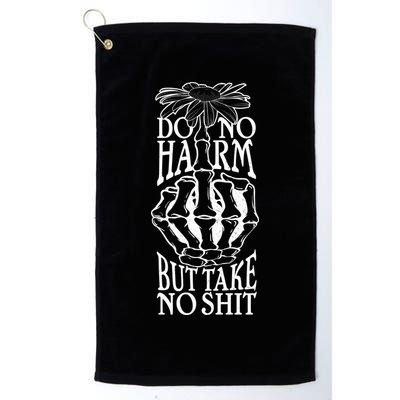Do No Harm But Take No Shit Golf Towel