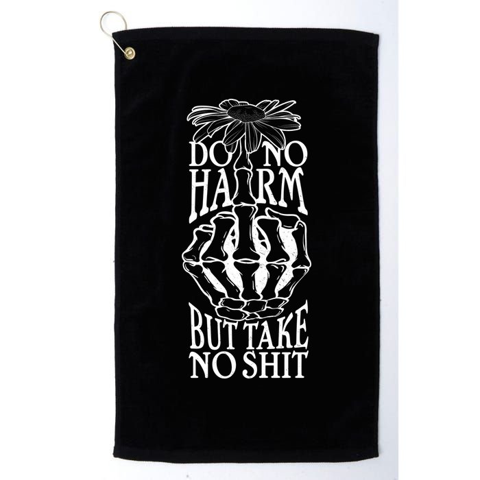 Do No Harm But Take No Shit Golf Towel